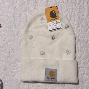 Carhartt off-white beanie